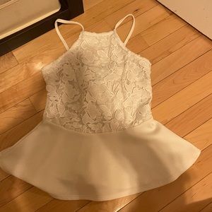 Fancy white top